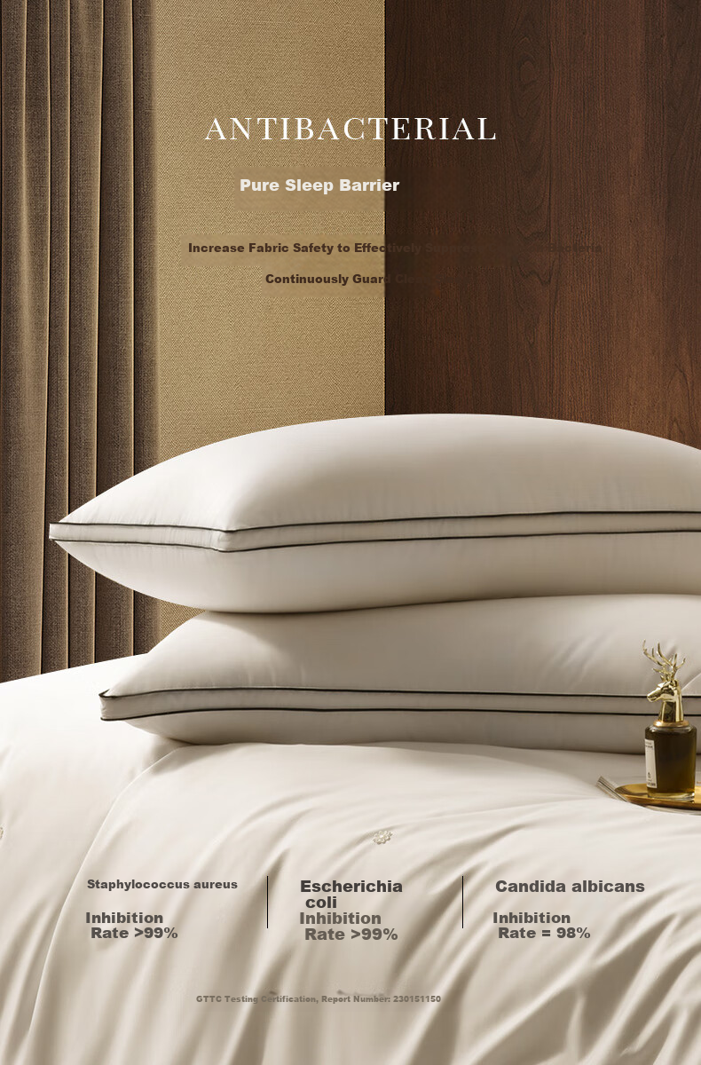 Canasin down Pillow, Five-Star Hotel Pillow Core, 95% Canadian White Goose Down Pillow Core, Single Pack, 74*48cm Low Pillow 11