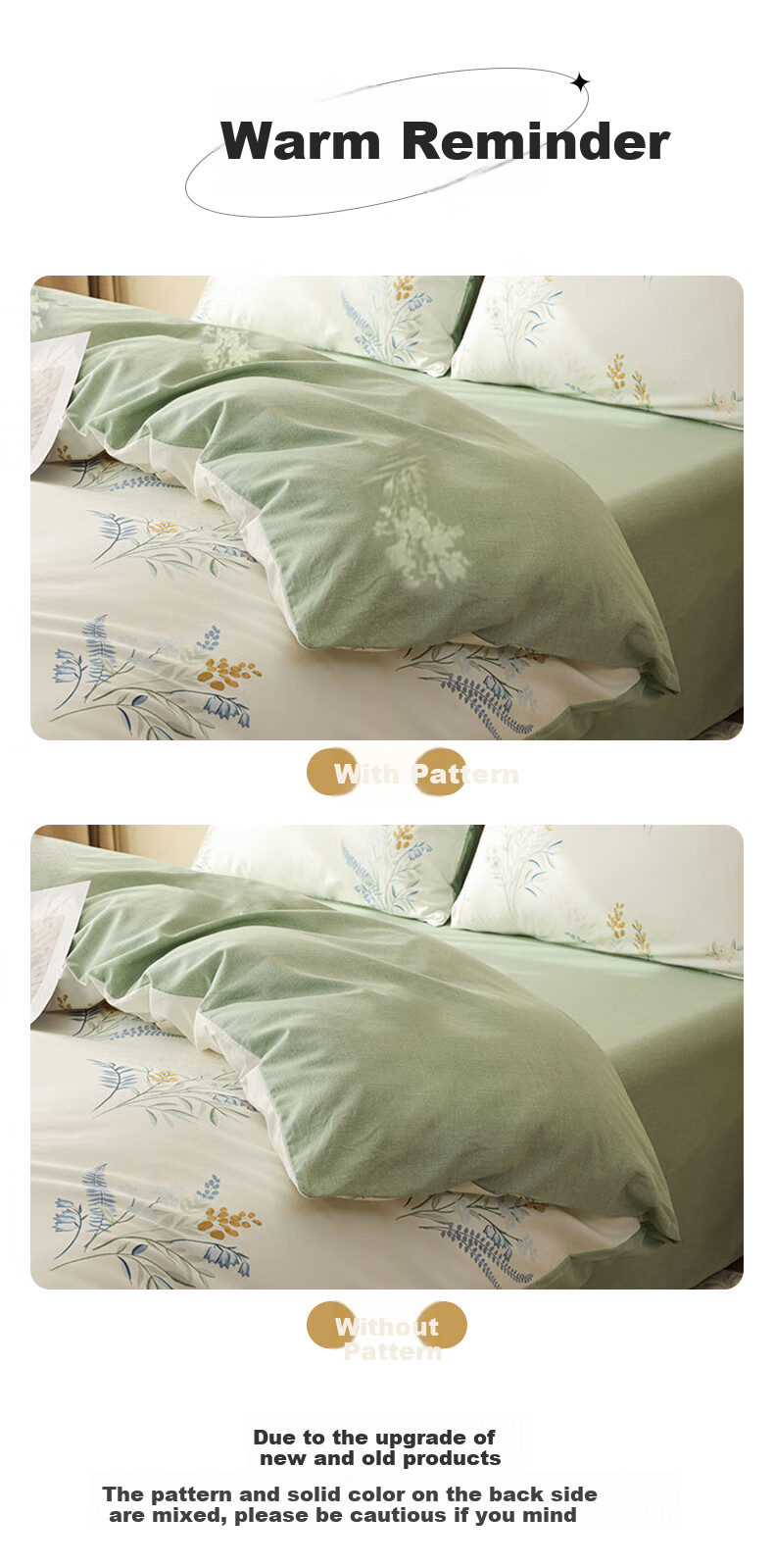 Grace Four-Piece Bedding Set, Class A Fabric, 7A Antibacterial Pure Cotton Skin-Friendly, 100% Pure Cotton AB Version, 1.5/1.8M Bed, Banxia 7