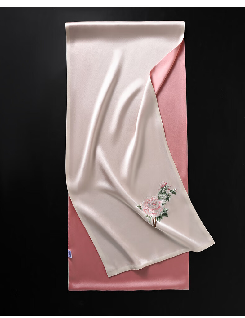 Hangsilu Silk Scarf, Women's Mulberry Silk Shawl, High-End Birthday Gift, Holiday Present for Mom And Elders 11