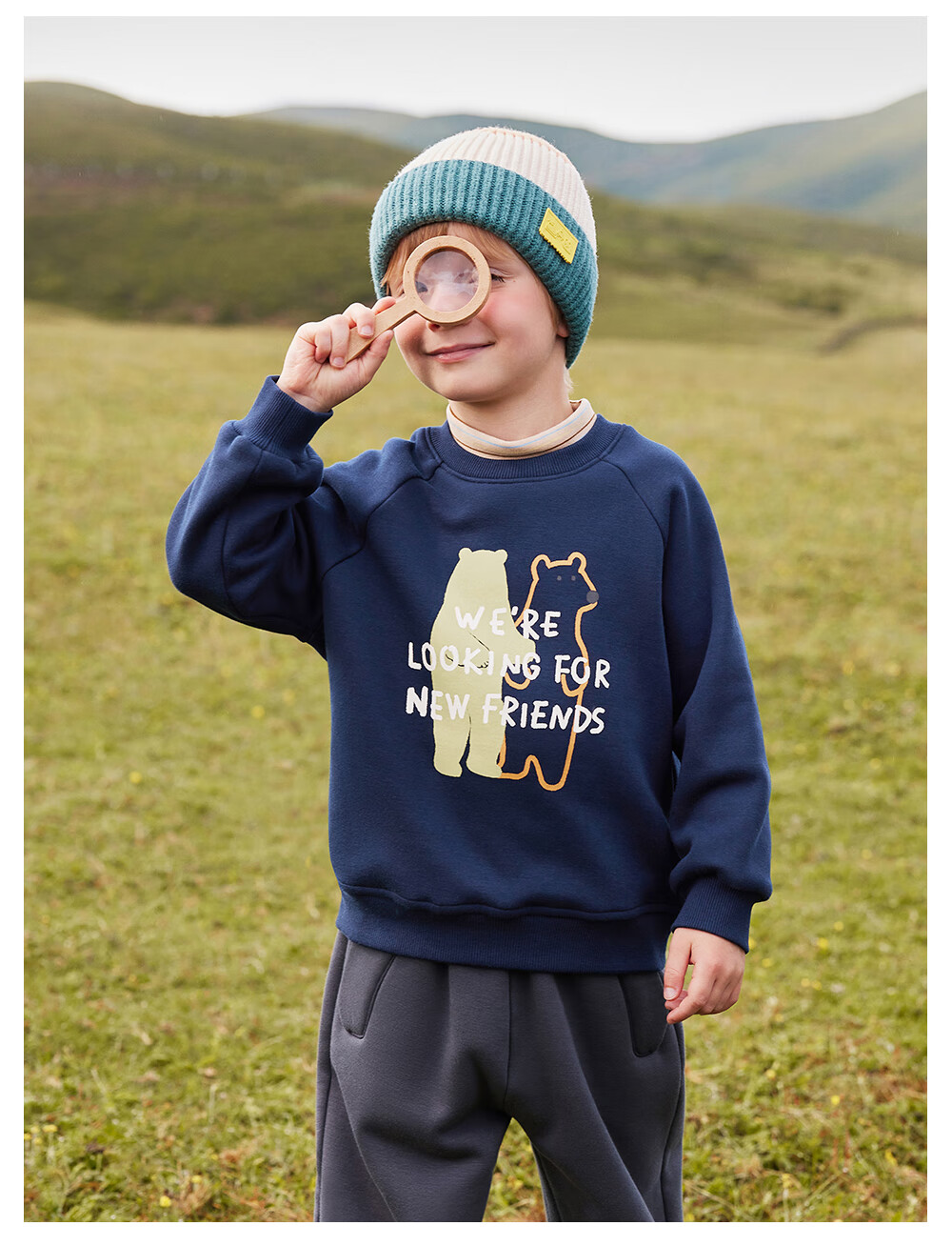 Betis Children's Sweatshirt 2025 Autumn Winter New Boys Girls Half Turtleneck Long Sleeve Fleece Warm Top 1