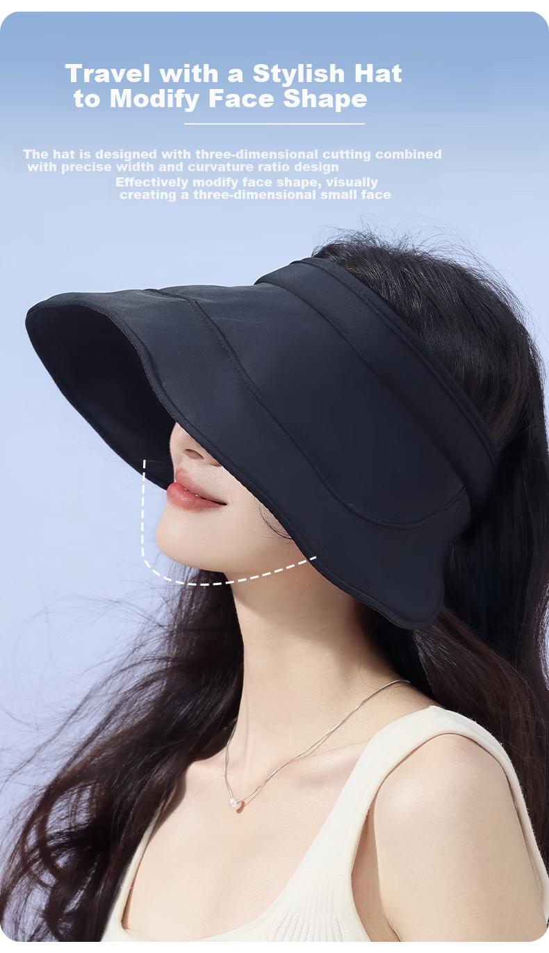 FitonTon Sun Protection Hat for Women, Summer 2026 UV-Resistant Sun Hat, Breathable Visor Cap, Cycling Helmet 9