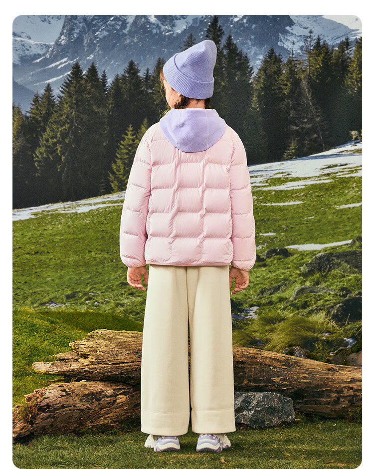 Balabala Kids Lightweight Down Jacket Boys Girls 2025 Parent-Child Winter Coat [Mall Same Style] 202425107204 5