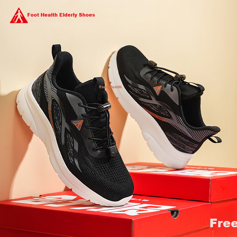 Zulijian Elderly Shoes 2026 Summer Men's Mesh Breathable Casual Sports Shoes Dad Shoes 6120K Sky Blue Size 39