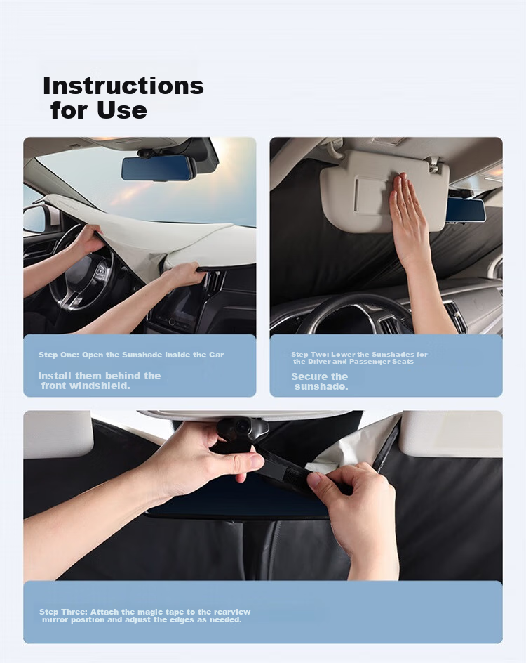 BASEUS Car Sunshade, Front Windshield Sun Protection, Heat Insulation, Windproof Glass Shade, Interior Sun Umbrella Blocker, 2026 New Model 21