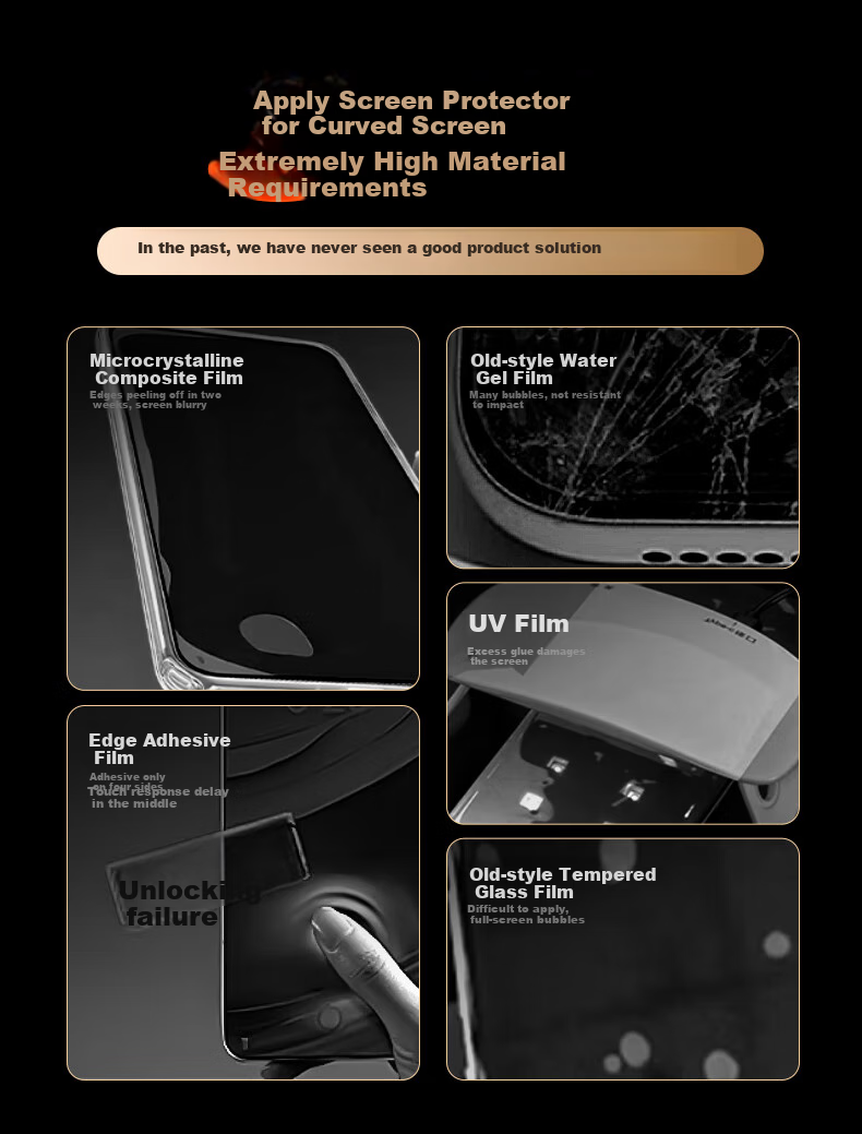 Pisen Full Adhesive Screen Protector for Huawei Mate 70 Pro/Mate 70 Pro+/RS, Hydrogel Film with No Black Edge, High Definition, Smooth, Anti-Fingerprint, Dust-Free Installation, Quick Application, Single Piece 1