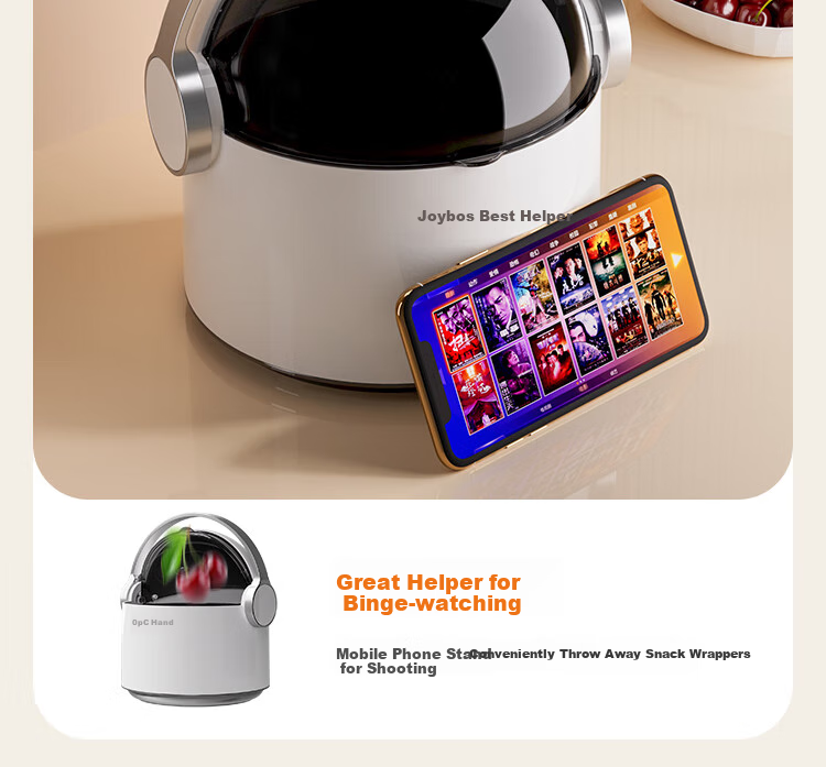 Jiabangshou Desktop Mini Trash Can 2L with Lid, Cute Car-Mounted Coffee Table, Dining Table Surface, Office Desk Bedside Cabinet Trash Bi 10
