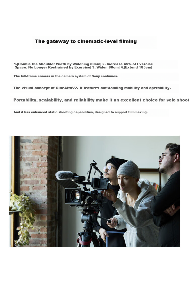 SONY Compact 4K Full-Frame Cinema Camera ILME-FX2B, Body Only 4