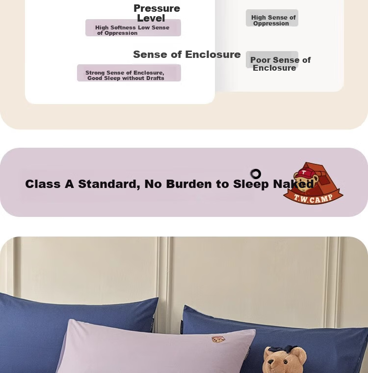 Teenie Weenie Class A Pure Cotton Three-Piece Set, All-Cotton Washed Cotton Single Bed Sheet, Duvet Cover, Bedding for Student Dormitory, 1.2m Bed, Gray Purple + Dark Purple 15