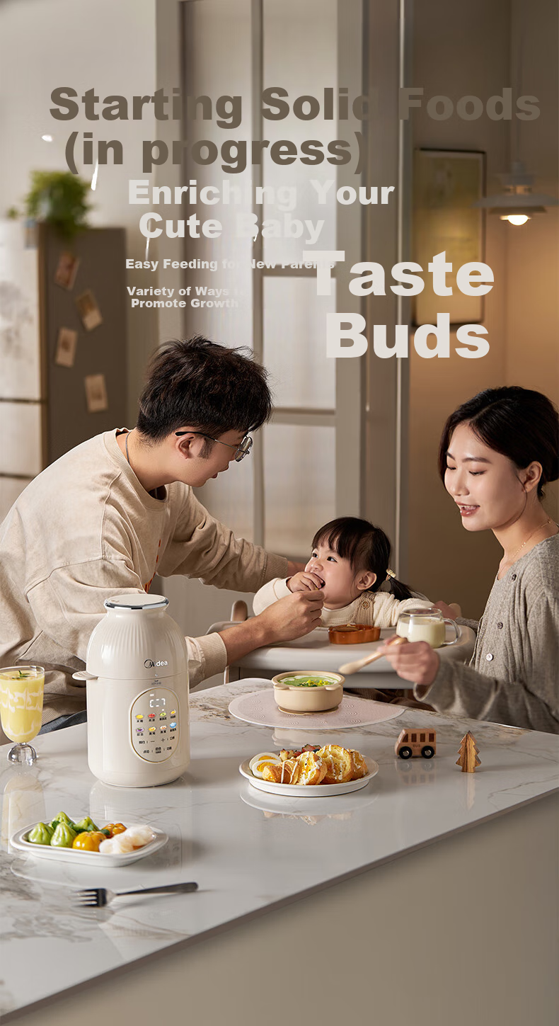 Midea Food Processor, Baby Food Maker, All-In Multifunctional Automatic Infant Rice Paste Maker, Home Use High-Speed Blender for Filling And Grinding MJ-HJX31 13