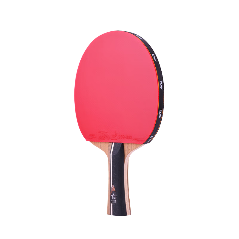 Anta 4-Star Table Tennis Racket (Jingcang Fast Delivery + 6 Balls + Racket Bag) P401 Shakehand Single Racket