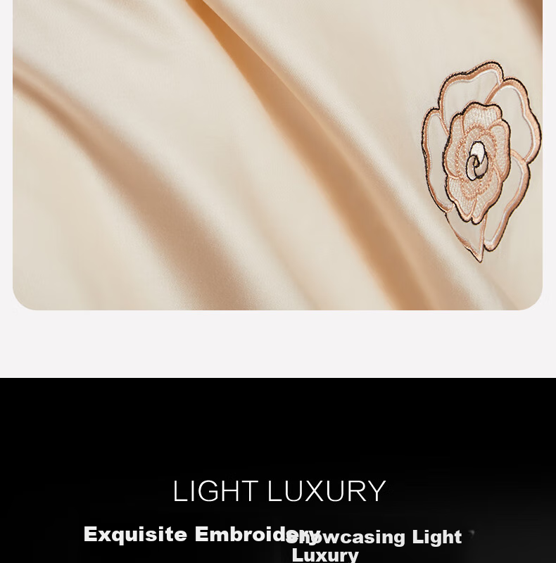 BEYOND Home Textiles 100-Piece Xinjiang Long-Staple Cotton Luxury Light Luxury Pure Cotton Bedding Set, Evening Breeze Style, 180cm Home Living Room 6