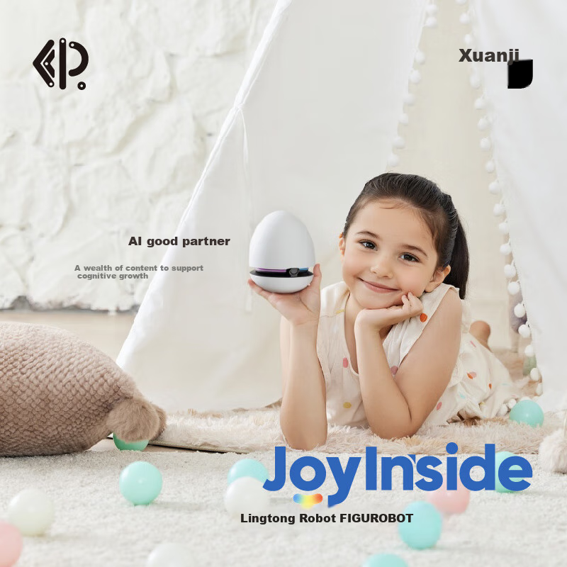 Lingtongjiqiren "Xuanjie" Egg-Shaped AI Robot, AI Companion Robot, Intelligent AI Voice Interaction, Smart Robot, JINGDONG JoyInside
