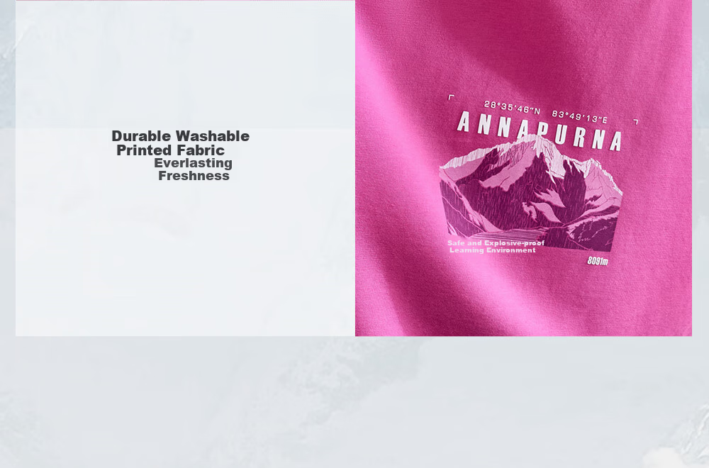 KAILAS Unisex Annapurna Peak Cotton T-Shirt Spring Summer Outdoor Hiking Breathable Short Sleeve Men Women 7