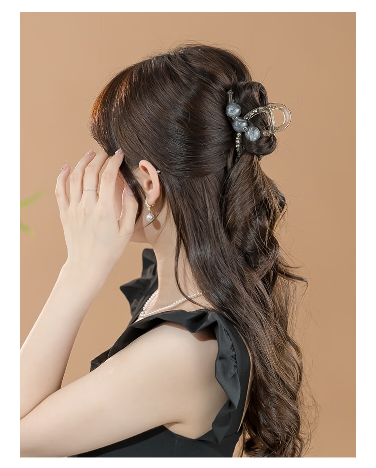 CHIMERA Premium Hair Claw Clip for Thin Hair, Half-Up Back Hair Claw, Shark Clip Hair Accessory for Women, Birthday Gift 3