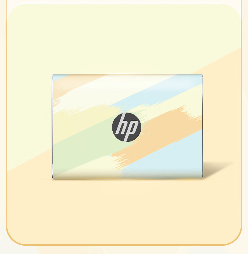 HP 4TB Type-C Portable High-Speed SSD External Solid State Drive Pink Jade USB 3.2 2000MB/s Read Speed for Phone and PC 1