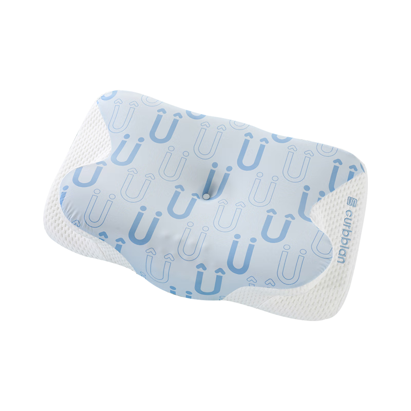 Kaban [Gina Recommended] Children's Pillow Baby Cloud Wing Neck Support Pillow Children's Memory Foam Pillow Pink Stage One