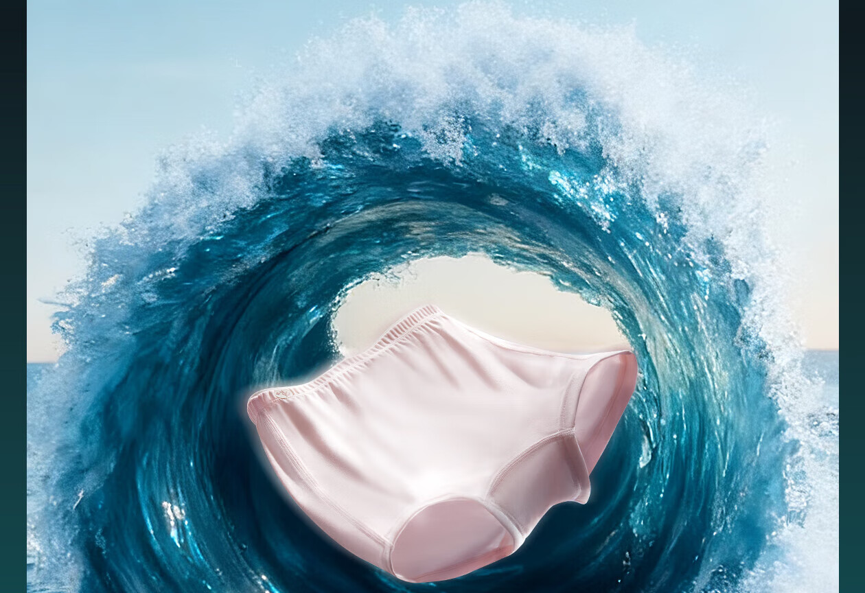 Mianqixiong Little Ocean Blue Seaweed Kids Breathable Antibacterial Girls Boxer Briefs Elementary School Girls Four-Point Underwear 8