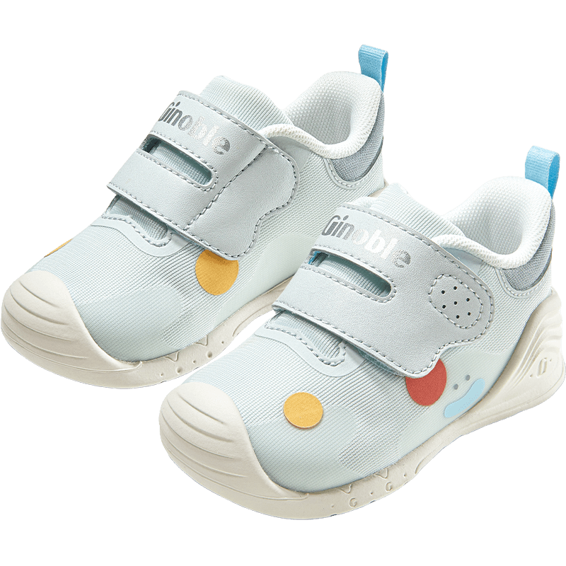 Ginoble Toddler Shoes, Infant Autumn Soft-Soled Baby Shoes, Functional Footwear for Boys And Girls, GB2458 Water Therapy Blue