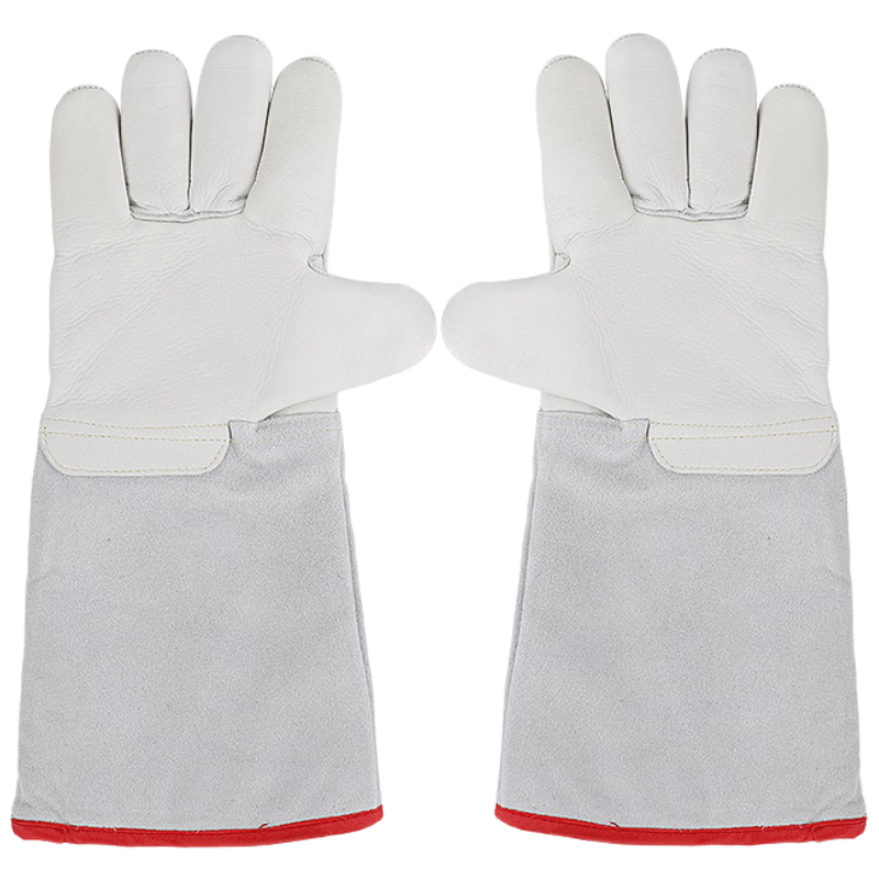 Andatong Anti-Freeze Gloves CO2 Frostbite Protection Cowhide Liquid Nitrogen Resistant Low Temperature Cold Storage Gloves 26cm [Next Day Delivery]