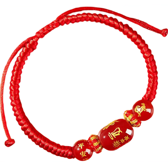 Benmingtang 2026 Zodiac Year of the Horse Red String Bracelet Unisex Twelve Zodiac Amulet New Year Valentine's Day Gift