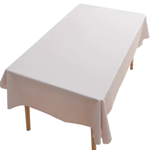 Jingxun Waterproof and Oil-proof Wash-free PVC Tablecloth for Dining Table, Rectangular Table Cover, 140*180cm, Champagne Color