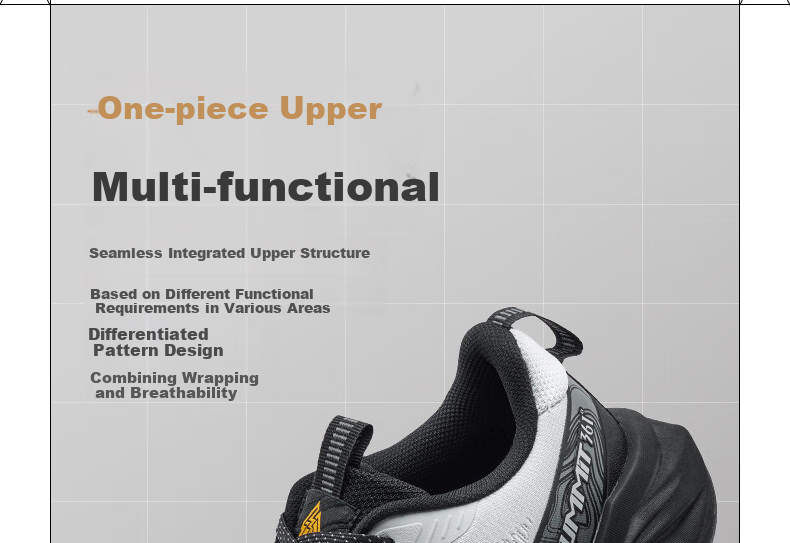 361° Men's Sports Shoes, Breathable Yushan 3 Outdoor Hiking Shock-Absorbing Wear-Resistant Running Shoes for Spring And Summer, Model 672532214-1 10