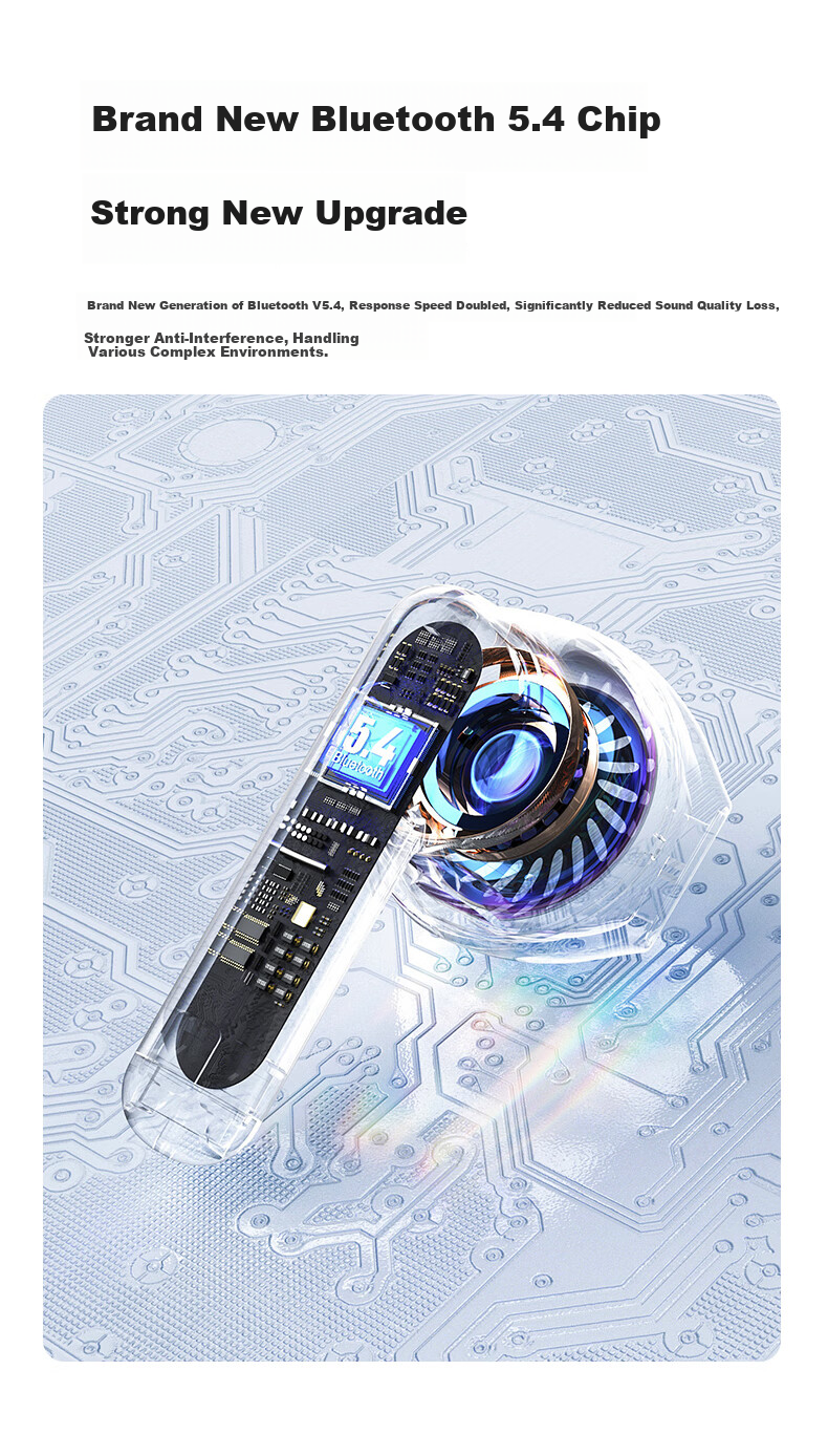 MONSTER N-Lite 217 Noise-Cancelling Semi-In-Ear Bluetooth Earphones Bluetooth 6.0 Digital Battery Display Call Noise Cancellation Long Battery Life Compatible with Apple Huawei Xiaomi Oppo White 13