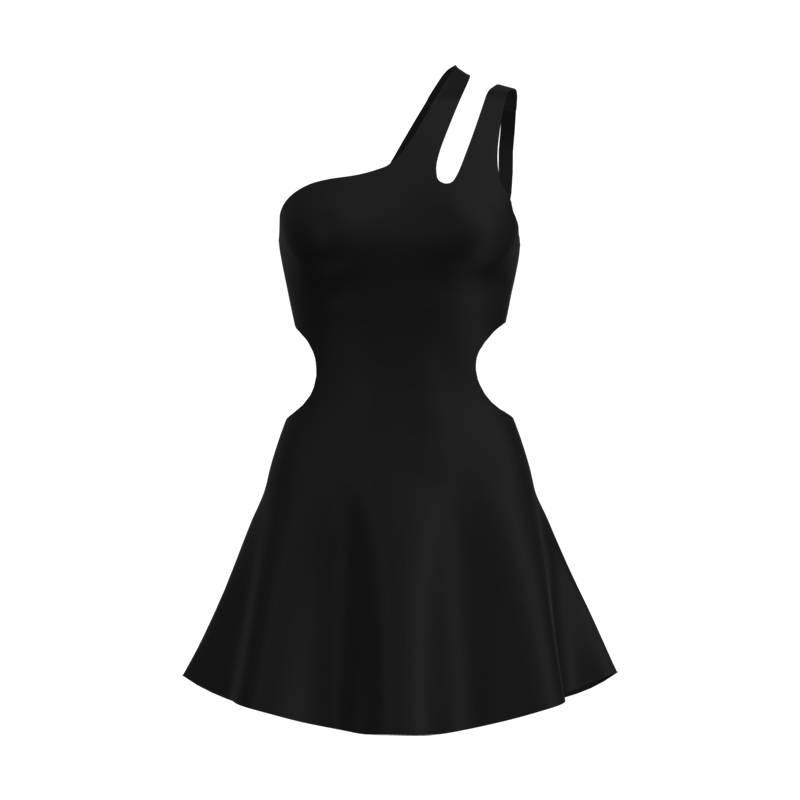 AtlanticBeach 2025 New Hot Sale One-Piece Hot Spring Swimsuit for Women Sexy Little Black Dress Style Swimwear Beach Vacation Style