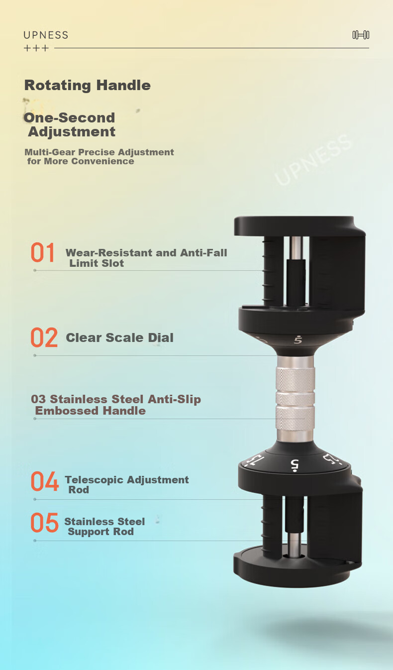 Upness Adjustable Dumbbell Set for Men And Women, Detachable Fitness Equipment, Home Gym Gear, Yaling Pure Steel Iro 7