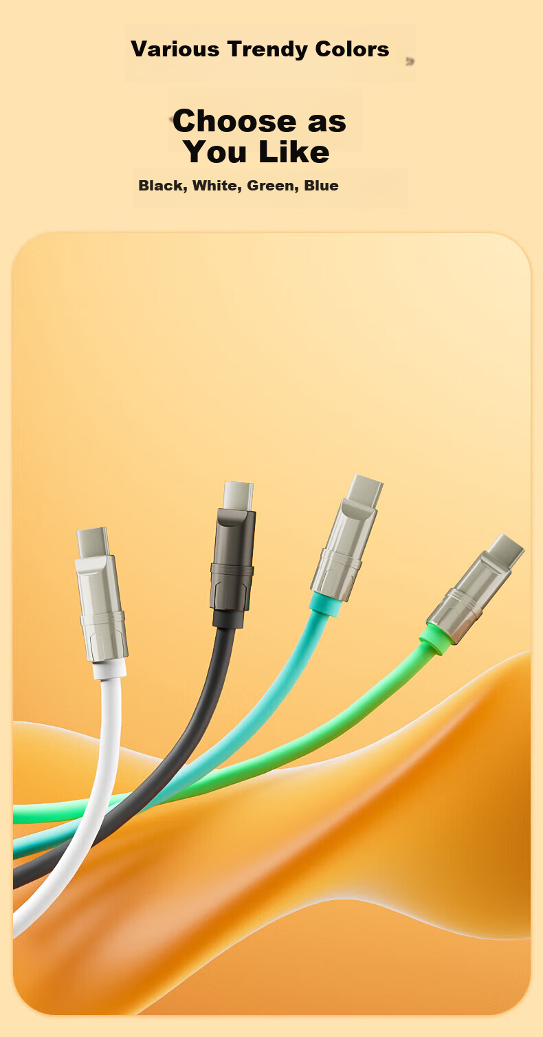BIAZE Type-C Data Cable, Dual-Ended PD60W Fast Charging, Ctoc Car Charger, Compatible with Apple IPhone 18 Pro Max 17/16/15, Huawei, Xiaomi Tablets 10