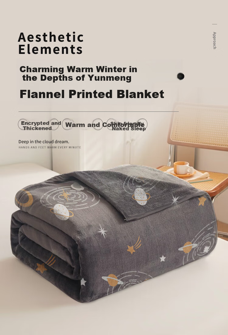 YALU & FREEDOM Class A Flannel Blanket, Nap Throw, Fleece Blanket, Spring And Summer Single Bed Cover, 150x200cm, Checkered Patter 1