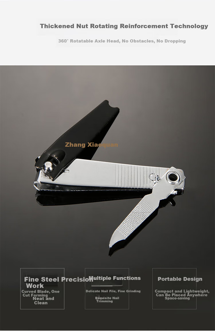 Zhangxiaoquan High-End Ink Series Nail Clipper, Anti-Splash Blade, Professional-Grade Stainless Steel Zinc Alloy Electroplated H21070100 4