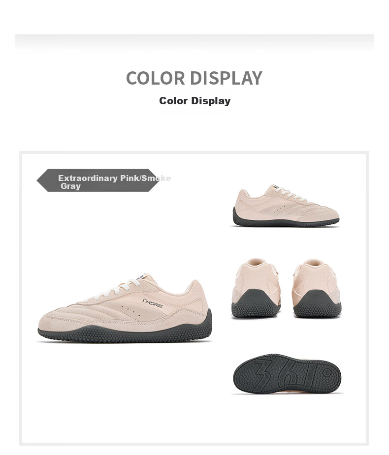 361° Sports Flat Shoes 2 Spring Summer Miu Series Women's Thin Sole T-Strap Derby Casual Sneakers 682626710F-5 22