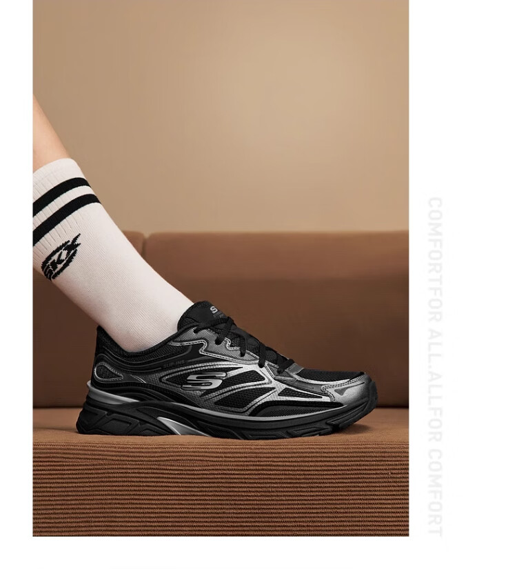 Skechers Silver Wing Women's Dad Shoes Casual Fashion Comfortable Height Increasing Sneakers 150711 38