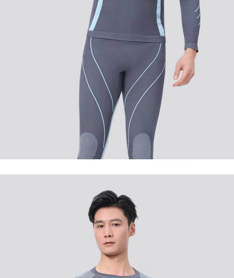 LangSha Ski Quick-Dry Thermal Underwear Men Marathon Running Set Outdoor Sports Skiing Mountaineering Compression Quick-Dry Underwear 18