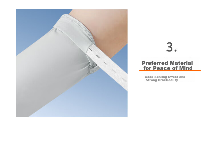 Suncojia Ice Sleeves Summer Outdoor Sun Protection Non-Browning Arm Sleeves UV-Resistant Gloves Silk Arm Sleeves Integrated Cycling Ice Sleeves for Wome 10