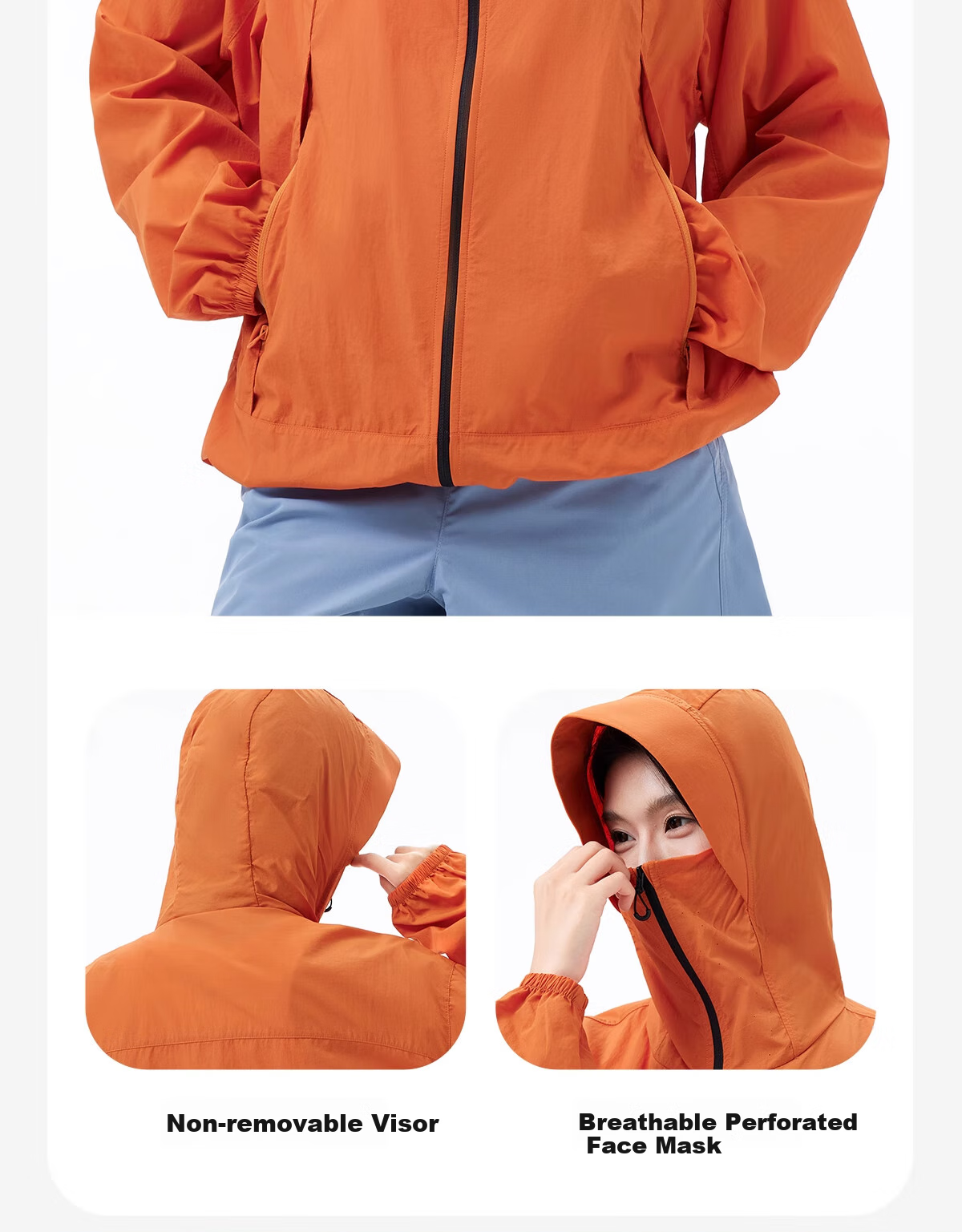 CAMEL Outdoor UV Protection Jacket for Men And Women, Lightweight Breathable Sun Protection Coat A35BAFO082 2XL 13