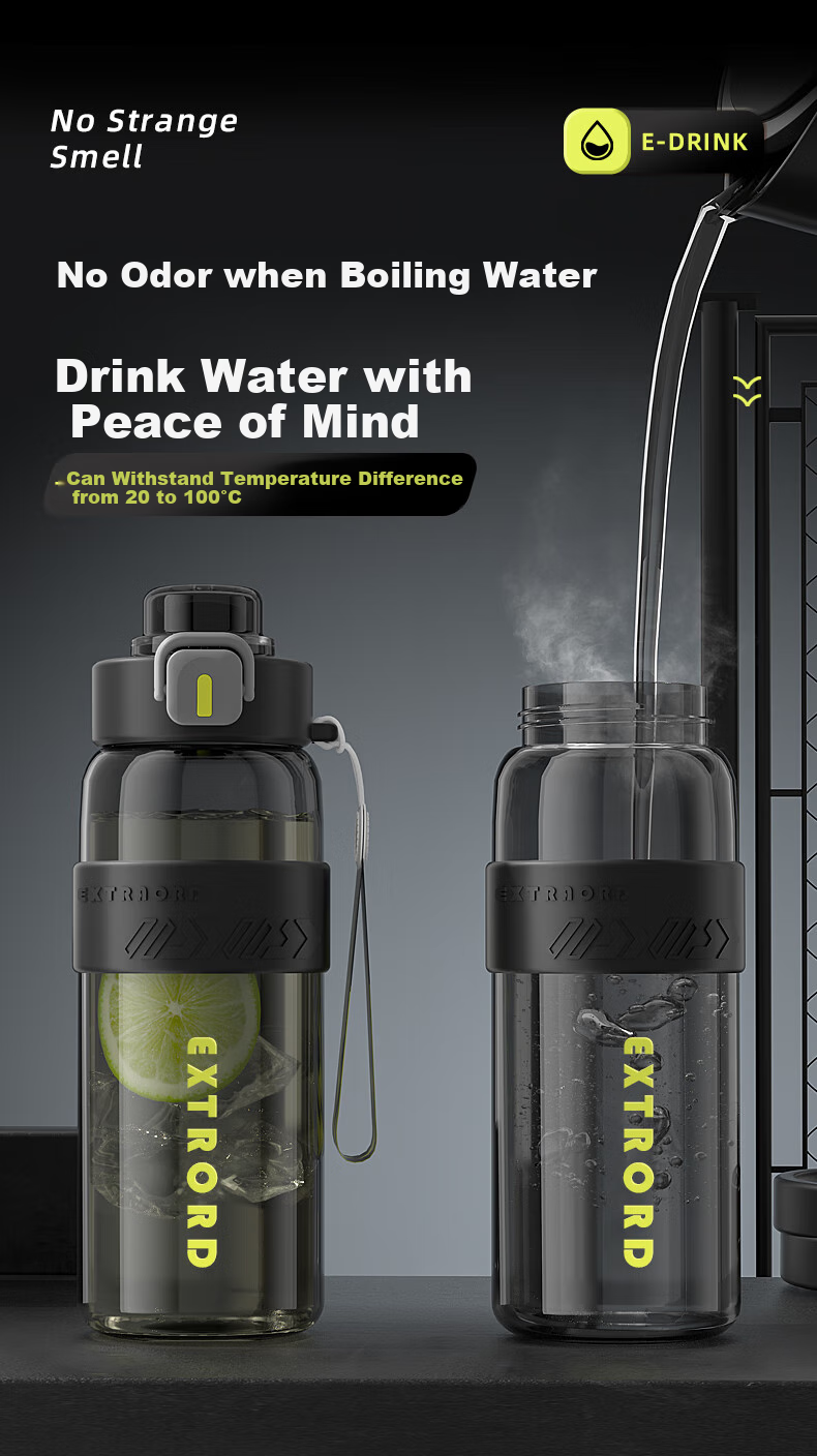 Xiduomi Large Capacity Sports Water Bottle with Dual Drinking Straws for Men, Women, Outdoor Activities, Fitness, And Students - Portable Water Cup 3