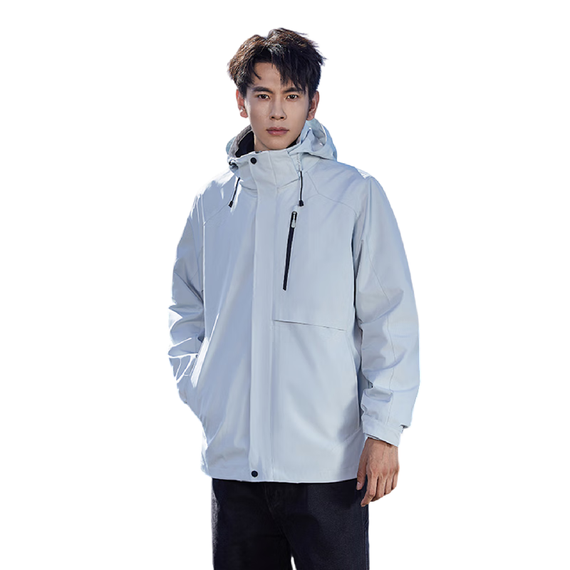 Xuezhongfei 3-in-1 Fleece Liner Softshell Jacket Unisex 2025 New Outdoor Windproof Waterproof Couple Coat