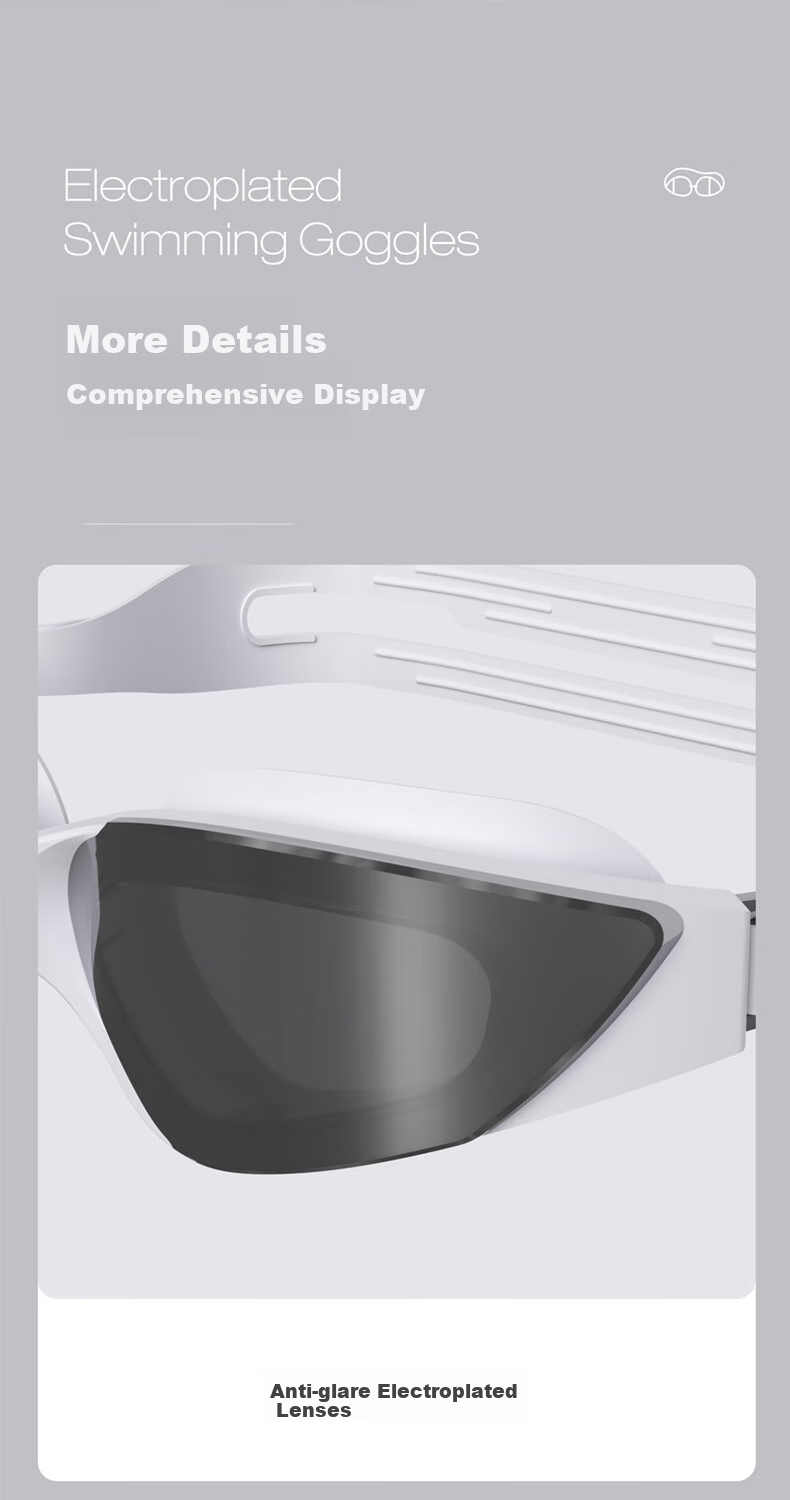 XTEP Swimming Goggles, High Definition Anti-Fog Waterproof Unisex Myopia Swimming Glasses, Professional Racing Adult, -6.00 Diopters 10