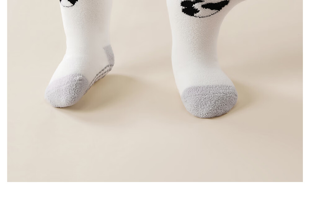 Beitais Baby Socks Autumn Winter Thickened Warm Newborn Double-Sided Fleece Cotton Socks Unisex Children's Class A Floor Socks 14