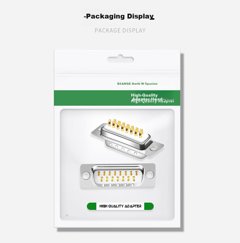 Beishanque DB15 Two-Row 15-Pin Solder Connector, Two-Row Serial And Parallel Port Solder Wire Plug Male, 2 Pieces Per Pack, HJ463 4
