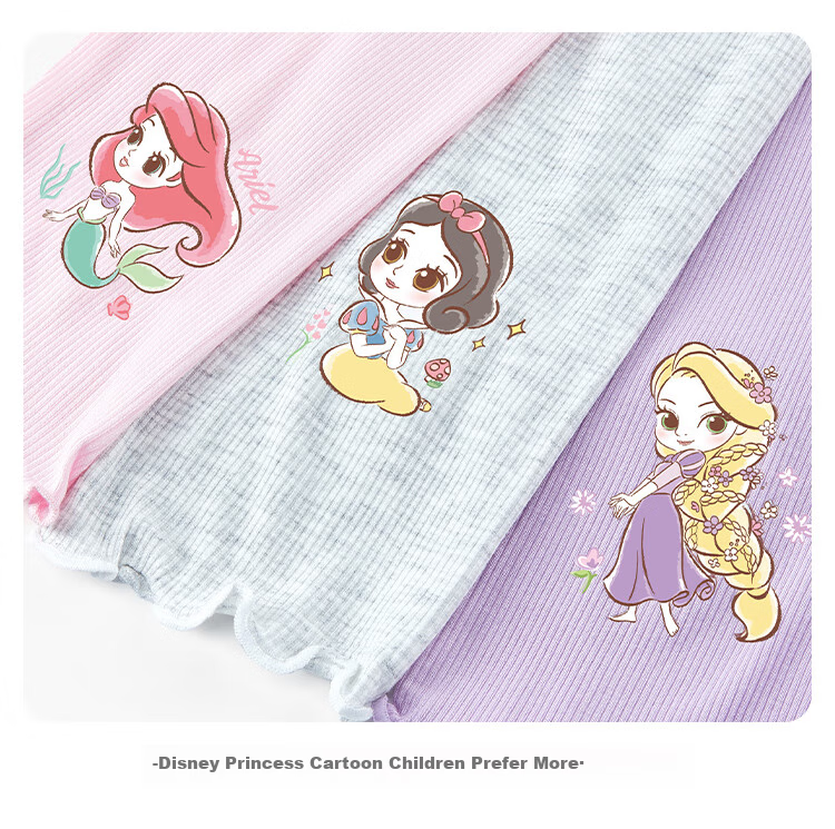 Disney Girls' Leggings, Spring Elsa Princess 2026 New Style Children's Pants, Summer Thin SP31253, Gray, 130 13