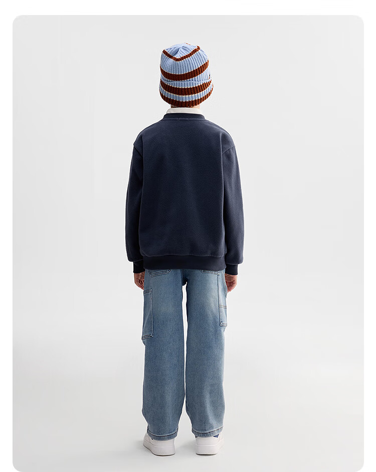 BALABALA balaOne Kids Fleece Anti-Static Sweatshirt Unisex Children Winter 2025 208425121201 5
