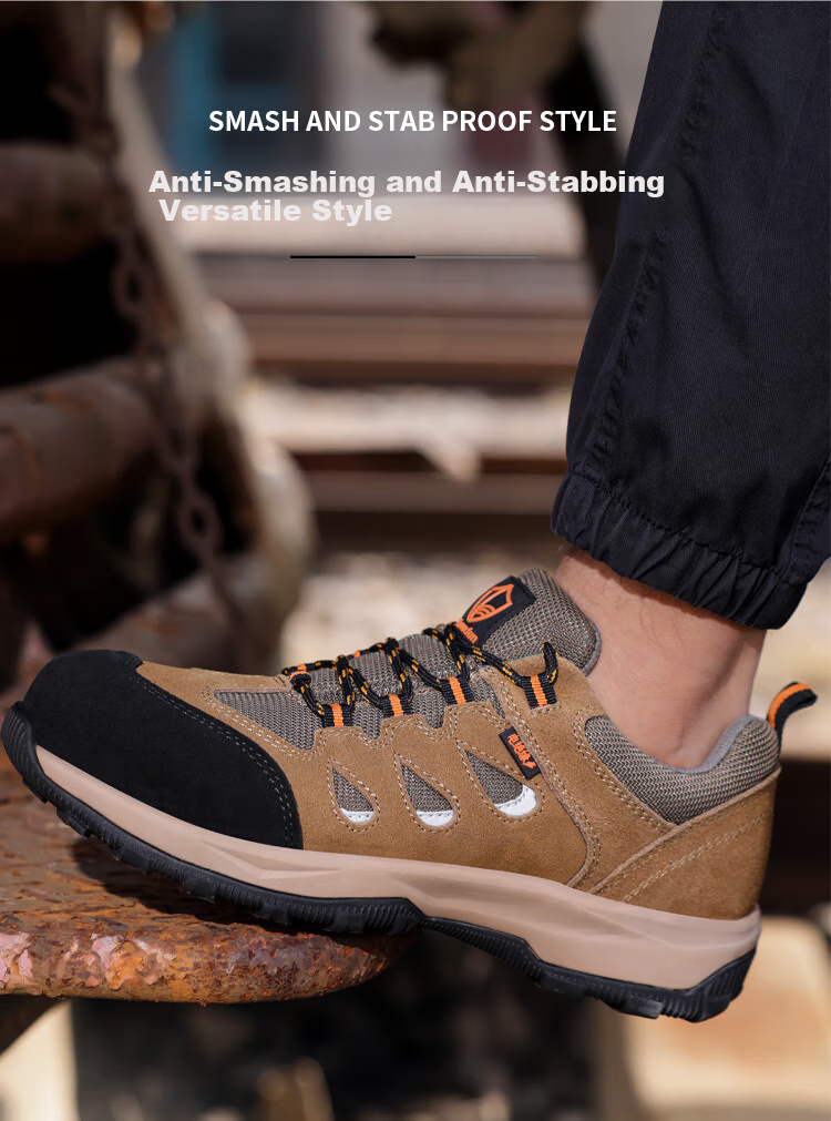 Lanoudun Safety Shoes for Men, Electrician Insulated 10KV, Non-Slip, Anti-Smashing, Puncture-Resistant, Comfortable, Breathable Work Boots D206GY Size 44 12