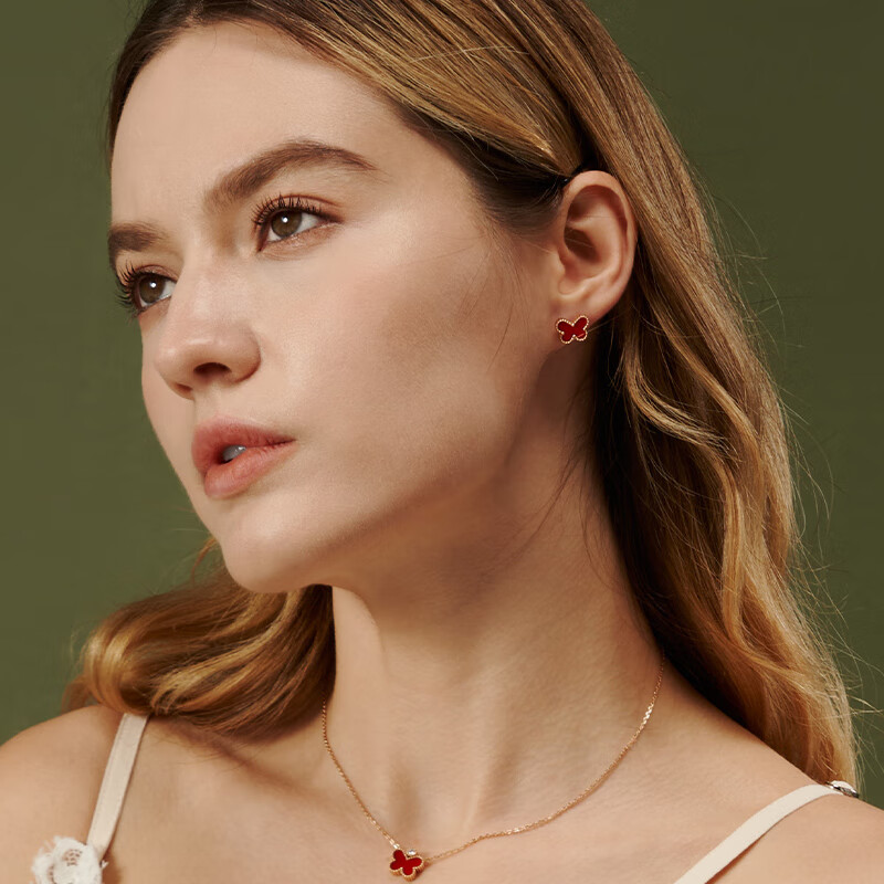 Dukou [Jina's Choice] Butterfly Earrings for Women, Elegant Stud Earrings, High-End Ear Rings, Birthday Gift for Girls And Best Friends