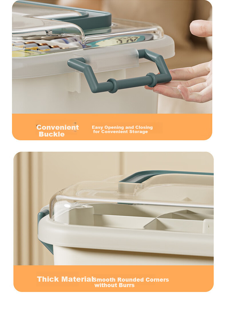 Baizi Multi-Layer Large Capacity Household Medical Box for Babies And Children, Emergency Medicine Storage Box for Dormitory 11