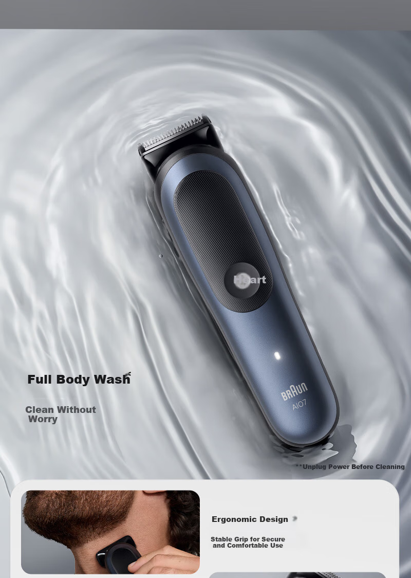 BRAUN Eleven-In Multifunctional Toiletry Case Series 7, Gift for Men, Boyfriends, Husbands 13