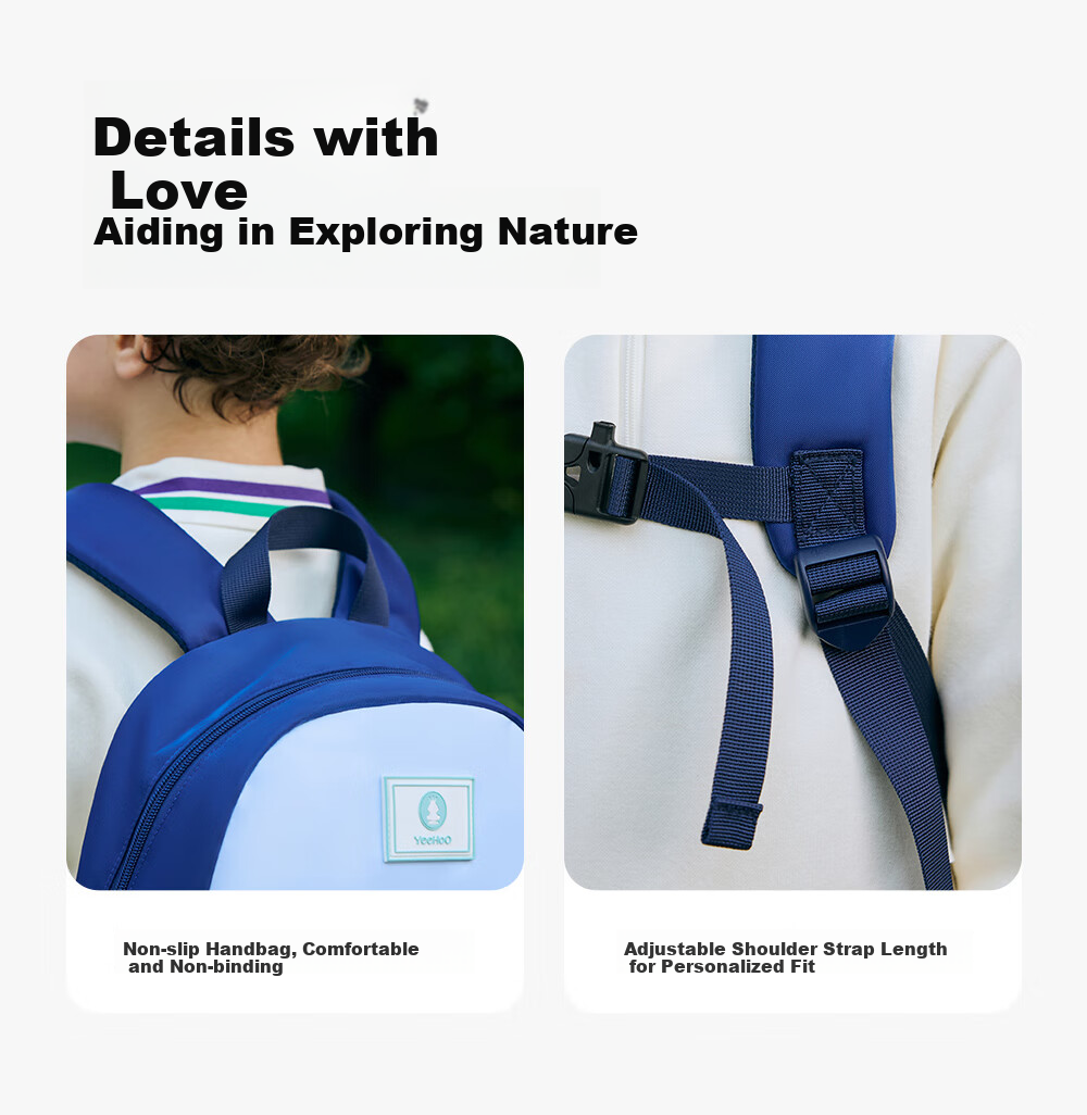 YEEHOO Children's Backpack, Casual Shoulder Bag for Primary And Secondary School Students, Lightweight Spine-Protecting And Load-Reducing Backpack for Boys And Girls 17