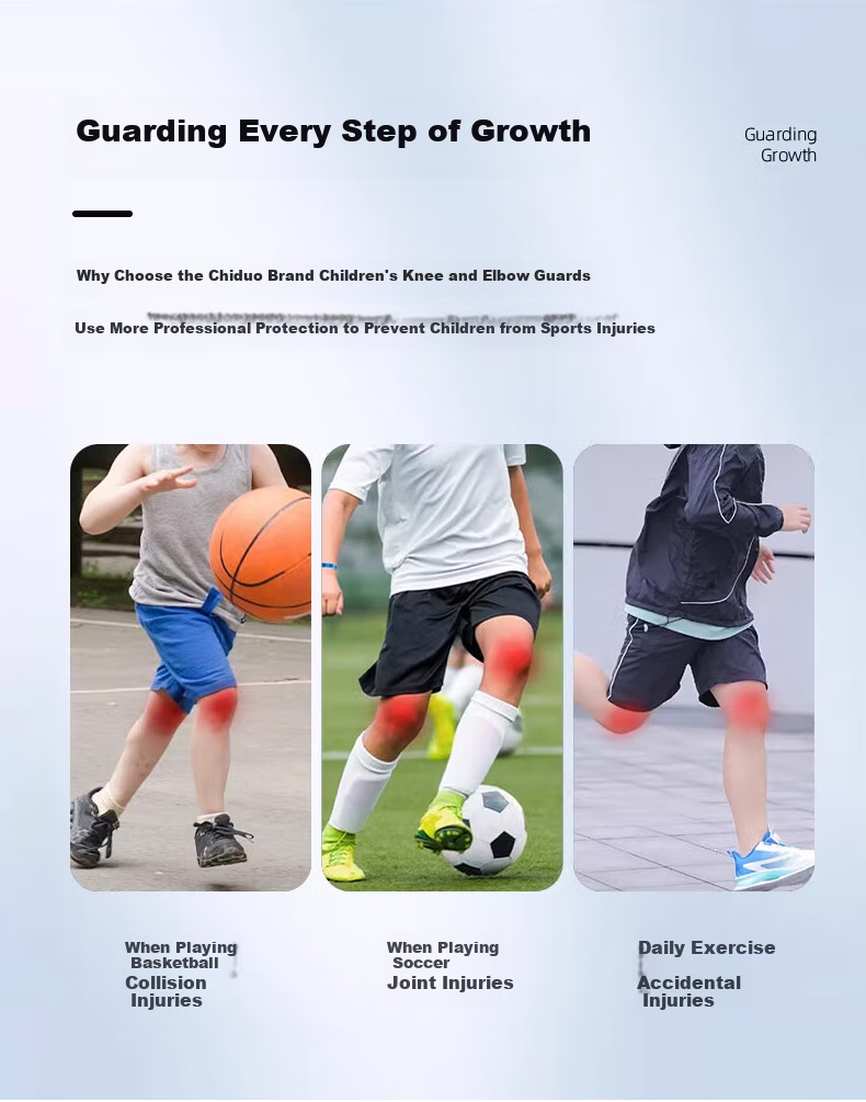 Chidong Professional Children's Sports Knee And Elbow Pads, Basketball Running Roller Skating Knee Football Anti-Fall Joint Protectors, Purple S Size 2